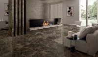 Gres porcellanato effetto marmo EMIL CERAMICA-TELE DI MARMO FRAPPUCCINO 90X90