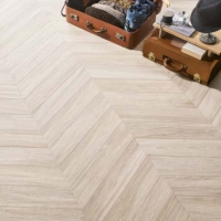 SLEEKWOOD WHITE CHEVRON 11x54