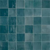 Crogiolo Zelige colore Petrolio 10x10
